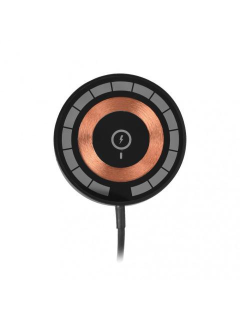 PERFECT CHOICE CARGADOR MAGNETICO VOLTUS USB-C 5 - 9V 2A NEGRO