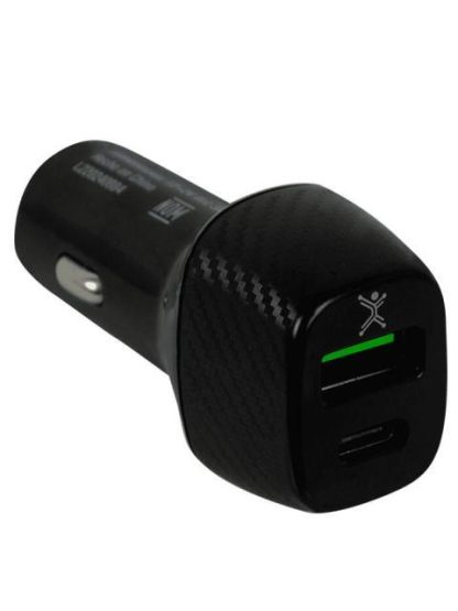 PERFECT CHOICE CARGADOR PARA AUTO PC-240884 24V 1X USB-C 1X USB-A NEGRO - Image 2