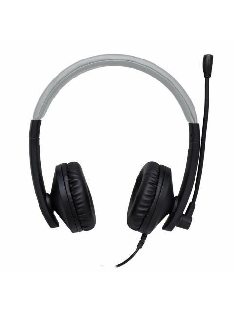 PERFECT CHOICE DIADEMA CON MICROFONO LOUDY ALAMBRICO USB NEGRO-GRIS