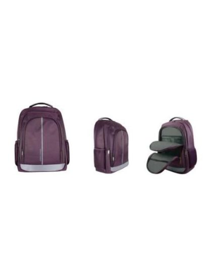 PERFECT CHOICE MOCHILA DE NYLON ESSENTIAL PARA LAPTOP 17 PURPURA