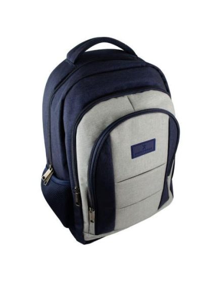 PERFECT CHOICE MOCHILA DE POLIESTER PC-084198 PARA LAPTOP 17 AZUL-GRIS - Image 2