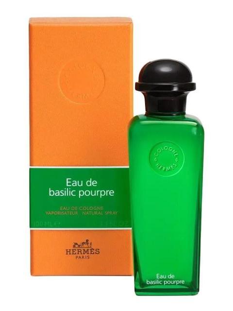 PERFUME EAU DE BASILIC POURPRE HERMES EAU DE COLOGNE 100 ML.