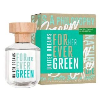 PERFUME FOREVER GREEN UNITED DREAMS BENETTON PARA ELLA 80 ML