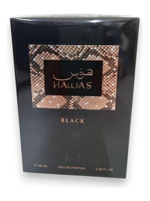 PERFUME HAWAS BLACK PARA HOMBRE DE RASASI EDP 100ML - Image 3