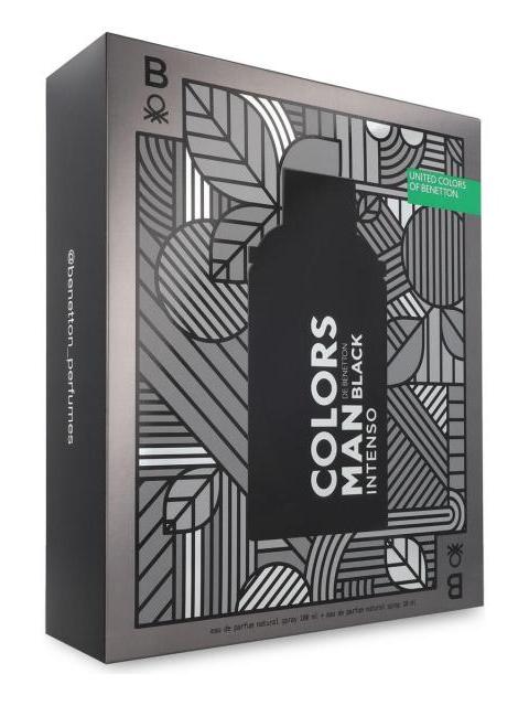 PERFUME HOMBRE BENETTON COLORS BLACK INTENSO EDP 100ML SET 2 - Image 4