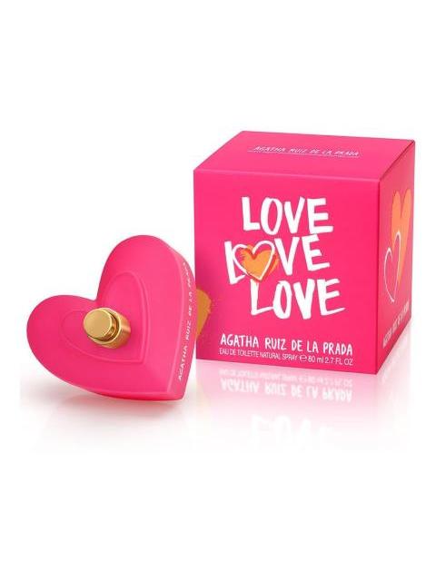 PERFUME MUJER LOVE LOVE LOVE AGATHA RUIZ DE LA PRADA 80ML