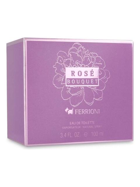 PERFUME PARA MUJER FERRIONI ROSE BOUQUET EDT 100 ML - Image 3