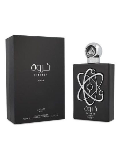 PERFUME THARWAH SILVER DE LATTAFA PARA HOMBRE EDP 100ML