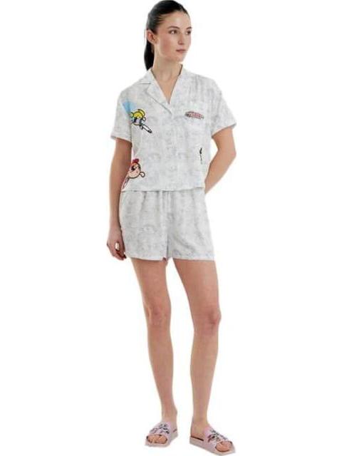 PIJAMA DAMA DAMA MARFIL LAS CHICAS SUPER PODEROSAS