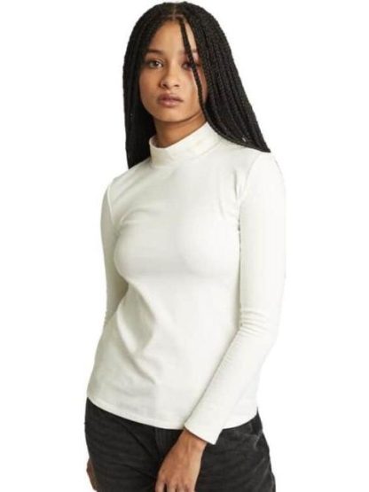 PLAYERA CUELLO ALTO BLANCO HOLLY LAND - Image 2