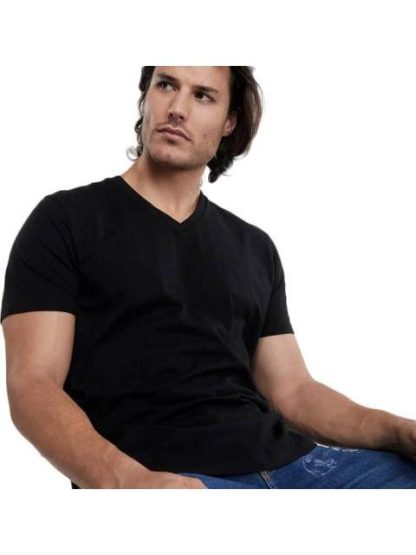 PLAYERA CUELLO V NEGRO NEXT CO - Image 2