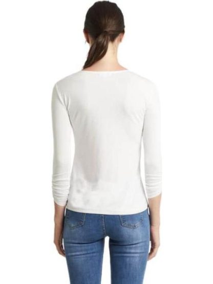 PLAYERA MANGA LARGA BLANCO HOLLY LAND - Image 3