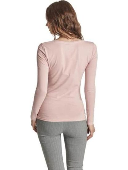 PLAYERA MANGA LARGA ROSA HOLLY LAND - Image 3