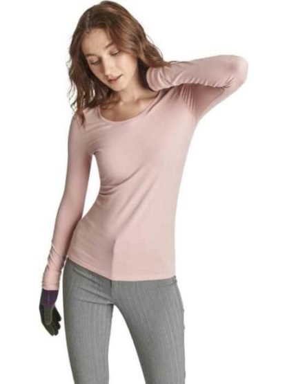 PLAYERA MANGA LARGA ROSA HOLLY LAND - Image 4