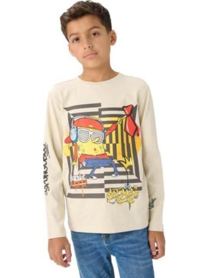 PLAYERA BOB ESPONJA GRIS BOB ESPONJA