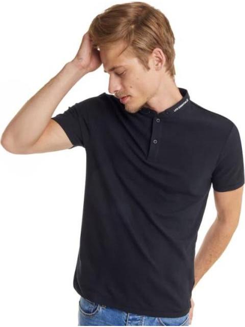 PLAYERA CUELLO POLO MANGA CORTA NEGRO NEXT CO - Image 5