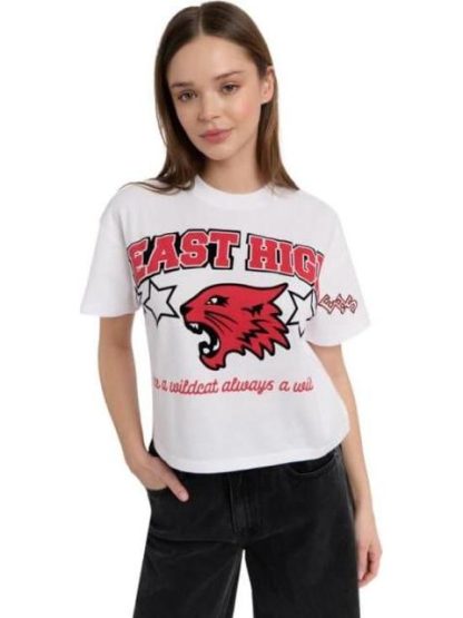 PLAYERA DAMA BLANCO HIGH SCHOOL MUSICAL - Image 2