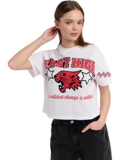PLAYERA DAMA BLANCO HIGH SCHOOL MUSICAL - Image 3