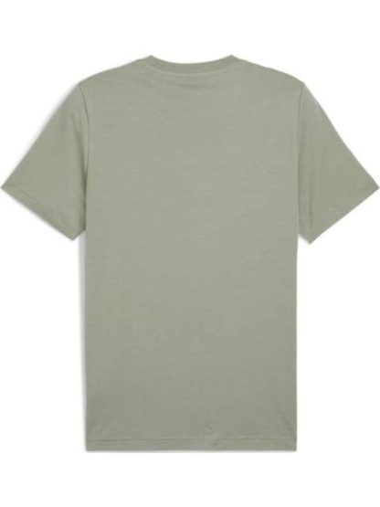 PLAYERA ESS BLOCK TEE VERDE PUMA - Image 6