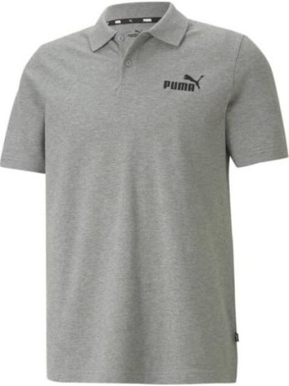 PLAYERA ESS PIQUE POLO GRIS PUMA