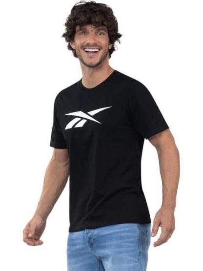 PLAYERA BASIC COTTON TEE NEGRO REEBOK - Image 2