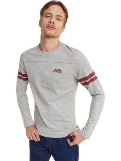 PLAYERA MANGA LARGA MODA GRIS NEXT CO - Image 2