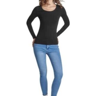 PLAYERA MANGA LARGA NEGRO HOLLY LAND