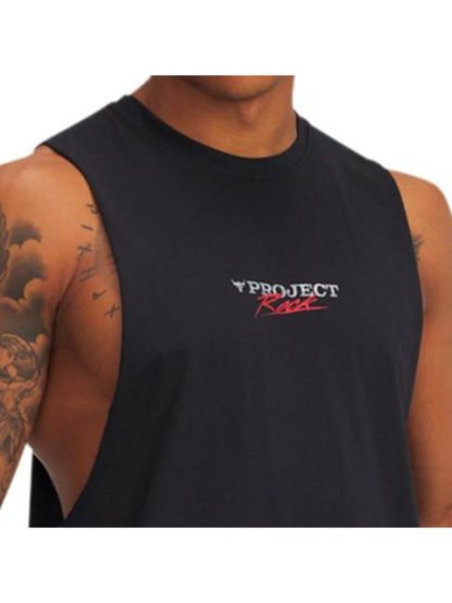 PLAYERA PJT RCK TANK NEGRO UNDER ARMOUR MEXICO - Image 3