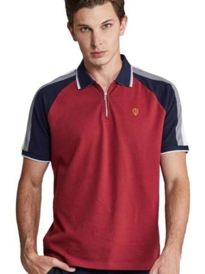 PLAYERA POLO MANGA RANGLAN VINO D.E.E.P SELECTION - Image 4