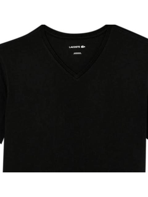 PLAYERA SET 3 T-SHIRT V UNDERWEAR NEGRO LACOSTE - Image 4
