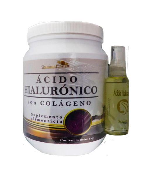 POLVO ACIDO HIALURONICO CON COLAGENO 1 KG +ACEITE ACIDO HIALURONI GUMMA CORPORATION