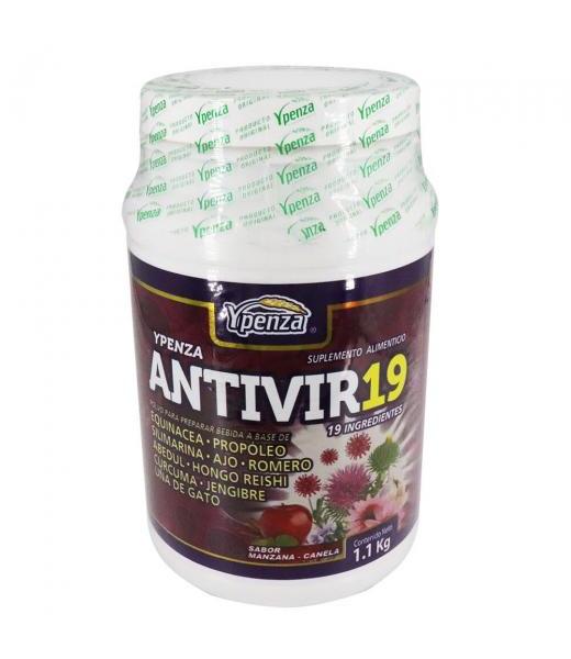 POLVO ANTIVIR 19 SABOR MANZANA-CANELA 1.100 KG EQUINACEAPROPOLEOS SOLO PARA DIABETICOS