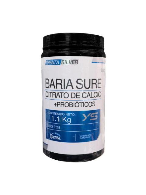 POLVO BARIA SURE CITRATO DE CALCIO SABOR FRESA 1.100 KG + PROBIOT SOLO PARA DIABETICOS