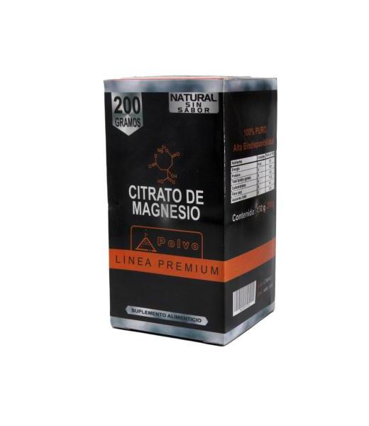 POLVO CITRATO DE MAGNESIO C 200 GRS LINEA PREMIUM GUMMA CORPORATION