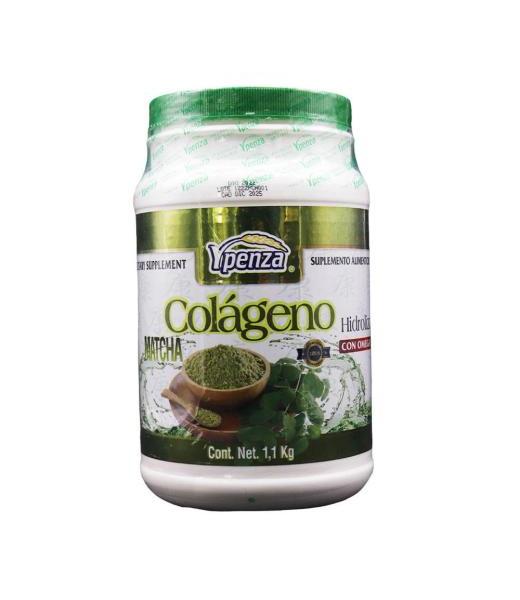 POLVO COLAGENO HIDROLIZADO BEBIDA SABOR MATCHA 1.100 KG SOLO PARA DIABETICOS
