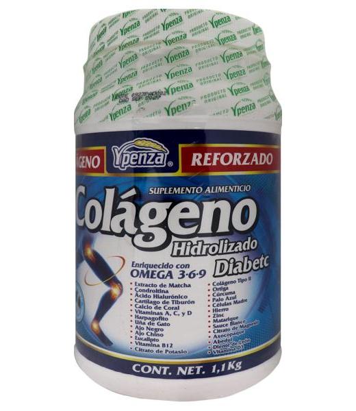 POLVO COLAGENO REFORZADO HIDROLIZADO NATURAL 1.100 KG GLUCOSAMINA SOLO PARA DIABETICOS