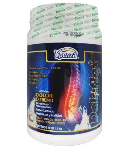POLVO DOLOFLEX GLUCOSAMINA A. HIALURONICO CONDROITINA COLAGENO SA SOLO PARA DIABETICOS