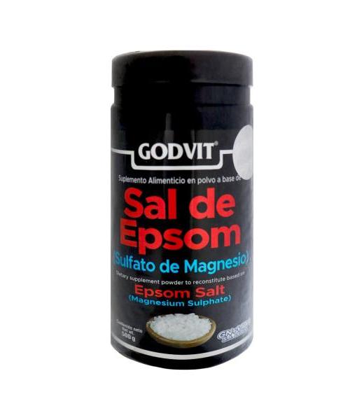 POLVO SAL DE EPSOM (SULFATO DE MAGNESIO) 500 GR GN+VIDA