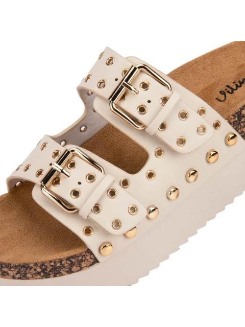 SANDALIA ESTOPEROLES BEIGE/HUESO VI LINE - Image 6