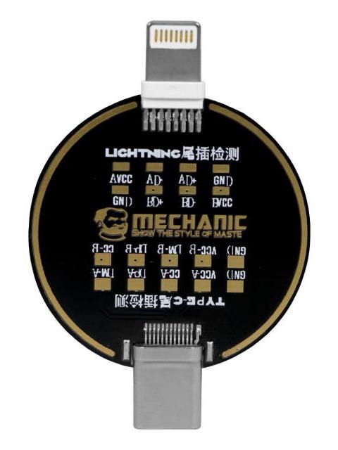 PROBADOR TESTER CENTRO DE CARGA PARA IPHONE Y USB TIPO C