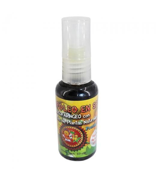 PROPOLEO EN SPRAY 40ML BUCOFARINGEO CON EXTRACTOS DE PLANTAS NATU MIEL SALUD Y VIDA