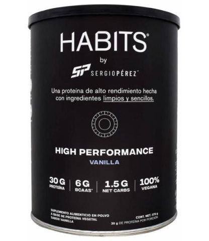 PROTEINA VEGETAL HIGH PERFORMANCE VAINILLA 578 G HABITS