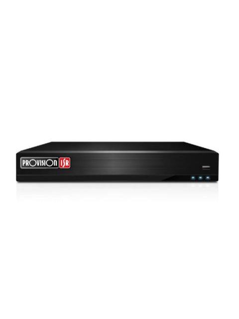 PROVISION-ISR NVR DE 8 CANALES NVR12-8200PFAN PARA 2 DISCOS DUROS MAX.16TB 2X USB 2.0 1X RJ-485