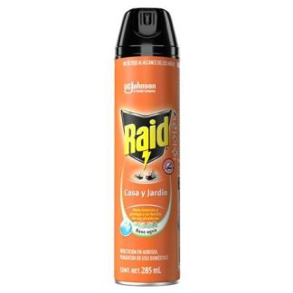 RAID INSECTICIDA CASA Y JARDIN 285 ML