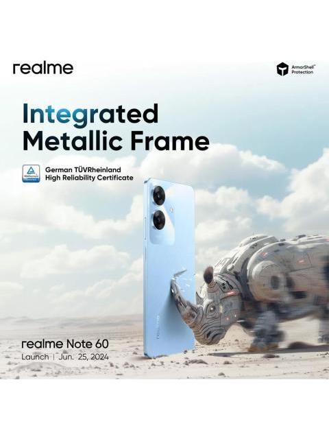 REALME NOTE 60 4GB RAM 128GB ROM 6.74 90HZ 32MP CAMARA 5000MAH POTENTE CHIPSET 8-CORE IP64 COLOR NEGRO - Image 4