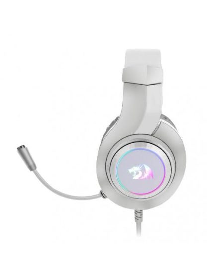 REDRAGON AUDIFONOS GAMER HYLAS RGB ALAMBRICO 2 METROS USB-A BLANCO - Image 4