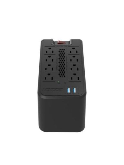 REGULADOR AUTOMATICO DE VOLTAJE FORZA (FVR1221USB) COLOR NEGRO CAPACIDAD DE 1200VA Y 600W
