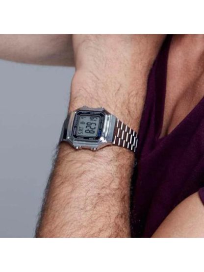 RELOJ DIGITAL PLATA CASIO