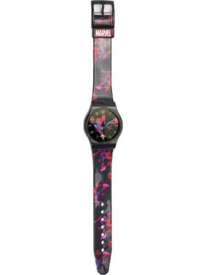 RELOJ PULSO ANALOGO SPIDERMAN SPR2 NEGRO SPIDERMAN