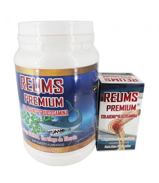 REUMS PREMIUM 1KG + CAPS. REUMENS PREMIUM C 60 GRATIS COLAGENO GL MIEL SALUD Y VIDA